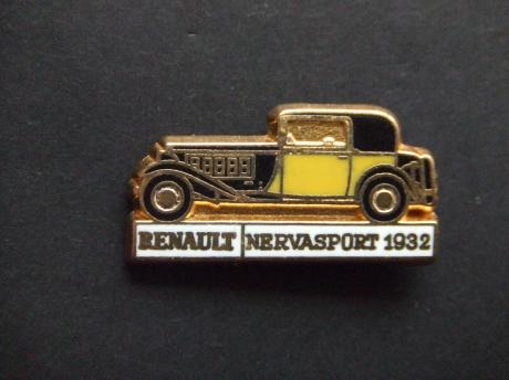 Renault Nervasport 1932 sportieve luxe auto